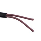 Шнур сетевой с выключателем для бра, 1,5 м, ШВВП 2 х 0.5 мм2, черный - Фото 7