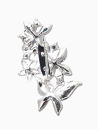 Брошь «Бабочки» синеглазки, цвет синий в серебре - Фото 2