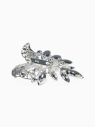 Брошь «Цветок» лобелия, синяя в серебре - Фото 3