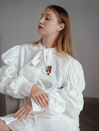 Брошь «Цветочная лоза», цвет золото - Фото 6