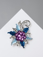 Брошь «Цветочек» сказочный, цветная в серебре - Фото 6