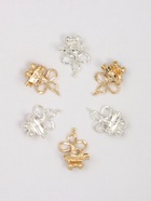 Брошь "Ассорти" цветы с бантом, цвет МИКС (12 шт) - фото 809169210