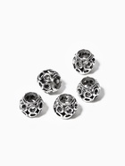 Шарм разделитель для бусин «Бесконечность», цвет серебро - Фото 2