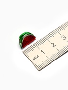 Шарм «Арбузик сочный», зелёно-красный в серебре - Фото 3