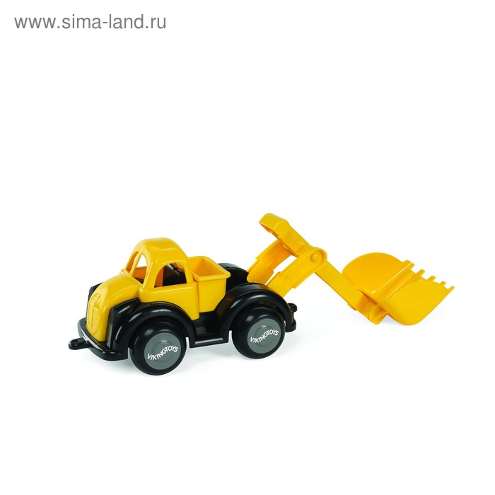 Машинка Vikingtoys «Экскаватор», с ковшом, жёлтая