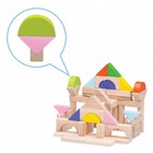 Игровой набор деревянных кубиков Wonderworld, 50 шт - Фото 4
