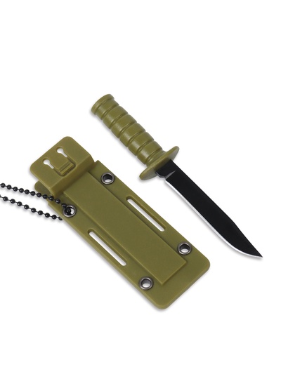 Нож-брелок «Аркелл», 9 см, клинок 50 мм/1.5 мм, зеленый