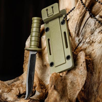 Нож-брелок «Аркелл», 9 см, клинок 50 мм/1.5 мм, зеленый