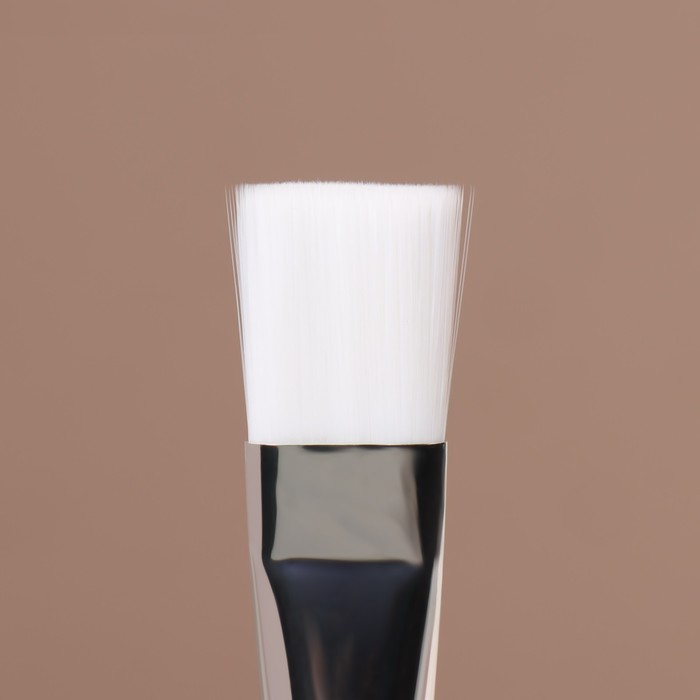 Кисть для масок, 19 см, цвет коричневый/белый 18723