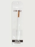 Кисть для макияжа White, скошенная, 16.5 (± 1) см, белая - Фото 5