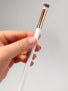 Кисть для макияжа глаз White, 18 (± 1) см, белая - Фото 2