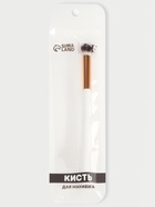 Кисть для макияжа глаз White, 18 (± 1) см, белая - Фото 4