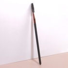 Щёточка для бровей и ресниц, 17 (+/- 1) см, цвет чёрный/бронзовый - фото 9135607