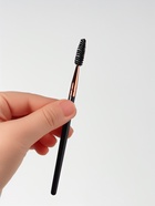 Щёточка для бровей и ресниц, 14.5 (± 1) см, чёрная - Фото 4