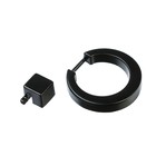 Ручка-кнопка ТУНДРА РК045BL, черная - Фото 4