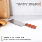Нож - топорик кухонный Доляна «Буффало», лезвие 19 см - Фото 4