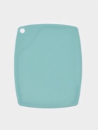 Набор кухонных принадлежностей Доляна «Керамик», 3 предмета: нож 16 см, овощечистка 12 см, доска 19.5×15.5 см, голубой - Фото 3