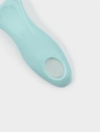 Набор кухонных принадлежностей Доляна «Керамик», 3 предмета: нож 16 см, овощечистка 12 см, доска 19.5×15.5 см, голубой 4462396