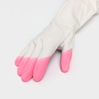 Перчатки хозяйственные Доляна, размер L, ПВХ, защитные, суперпрочные, 70 гр, цвет МИКС - Фото 2
