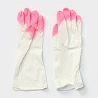 Перчатки хозяйственные Доляна, суперпрочные, размер L, ПВХ, МИКС - Фото 3