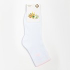 Носки женские махровые QUARTET, цвет белый, размер 23-25 - Фото 5
