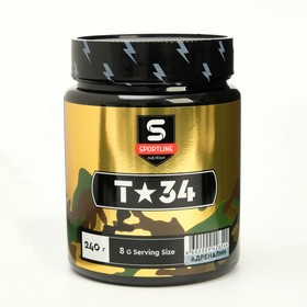 

Предтренировочный комплекс SportLine Nutrition T-34, адреналин, спортивное питание, 240 г