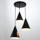 Люстра BayerLux «1342016/3», 3хE14 40W, черный - Фото 2