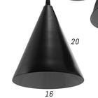 Люстра BayerLux «1342016/3», 3хE14 40W, черный - Фото 5