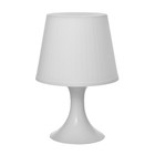 Лампа настольная RISALUX 1340001, E14, 15 Вт, белая, 19.5×28 см - Фото 7