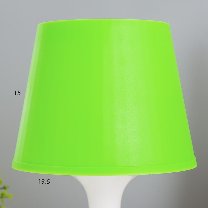Настольная лампа 1340003 1хE14 15W зеленый d=19,5 высота 28см RISALUX - фото 1887898886