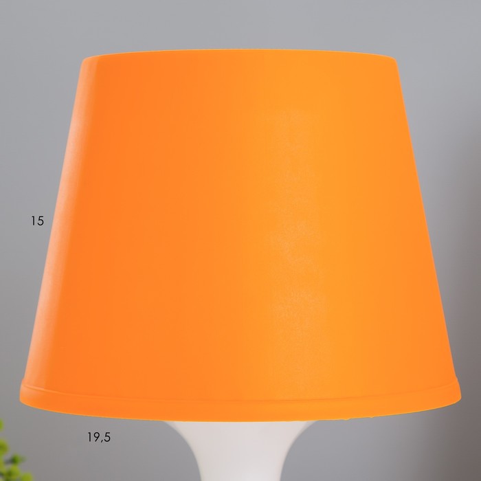 Настольная лампа 1340004 1хE14 15W оранж d=19,5 высота 28см RISALUX - фото 1907032481