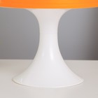 Настольная лампа RISALUX «1340004», 1хE14 15W, оранжевый, d=19.5, высота 28 см - Фото 4