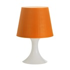 Настольная лампа RISALUX «1340004», 1хE14 15W, оранжевый, d=19.5, высота 28 см - Фото 6