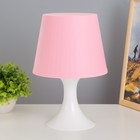 Настольная лампа 1340008 1хE14 15W розовый d=19,5 высота 28см RISALUX - фото 108397197