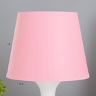 Настольная лампа 1340008 1хE14 15W розовый d=19,5 высота 28см RISALUX - Фото 3