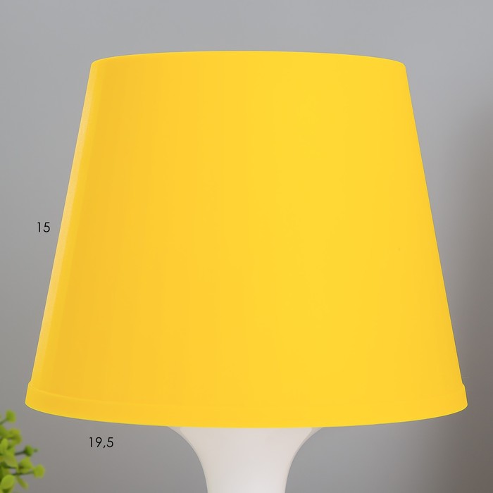 Настольная лампа 1340009 1хE14 15W желтый d=19,5 высота 28см RISALUX - фото 1887898916