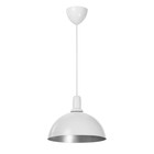 Люстра BayerLux «1342513/1BK», 1хE27 40W, белый/серебро - Фото 4