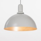 Люстра BayerLux «1342513/1BK», 1хE27 40W, белый/серебро - Фото 3