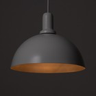 Люстра BayerLux «1342513/1BK», 1хE27 40W, белый/серебро - Фото 4