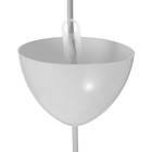 Люстра BayerLux «1342513/1BK», 1хE27 40W, белый/серебро - Фото 7