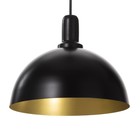 Люстра BayerLux «1342513/1WT», 1хE27 40W, черный/бронза - Фото 2