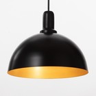 Люстра BayerLux «1342513/1WT», 1хE27 40W, черный/бронза - Фото 3