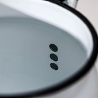 Чайник с кнопкой «Цветы синие», 3,5 л, индукция, цвет белый - Фото 3