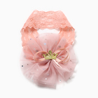 Повязка на голову Крошка Я "Цветочек", 20 см, цвет розовый - Фото 3