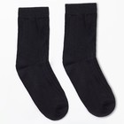 Носки мужские тёплые, цвет чёрный, размер 27 - фото 321586820