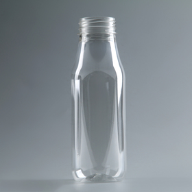 Бутылка одноразовая молочная «Универсал», 300 мл, с широким горлышком 0,38 мм, цвет прозрачный Ош