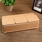 Шкатулка для декора из МДФ 26,5х14,5х6,5 см - фото 24532145