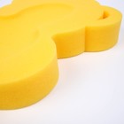 Подкладка для купания макси «Мишка», цвет желтый/оранжевый, 55х30х6см - Фото 4