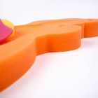 Подкладка для купания макси «Мишка», цвет желтый/оранжевый, 55х30х6см - Фото 8