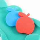 Подкладка для купания макси «Мишка», зелёная, 55×30×6 см - Фото 5